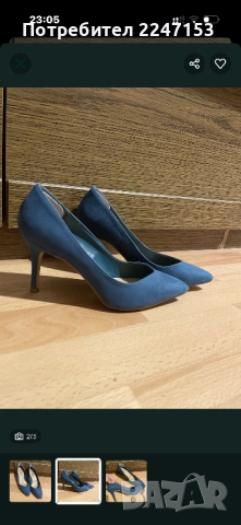Дамски обувки на ток, снимка 3 - Дамски обувки на ток - 52959077