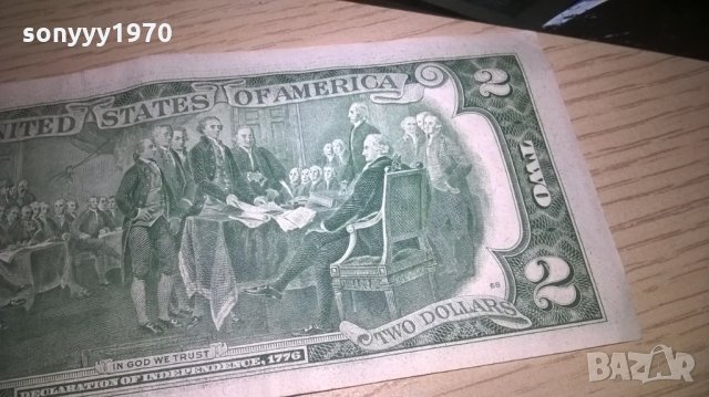 ДВА ДОЛАРА-РЯДКА БАНКНОТА, снимка 6 - Колекции - 26983623