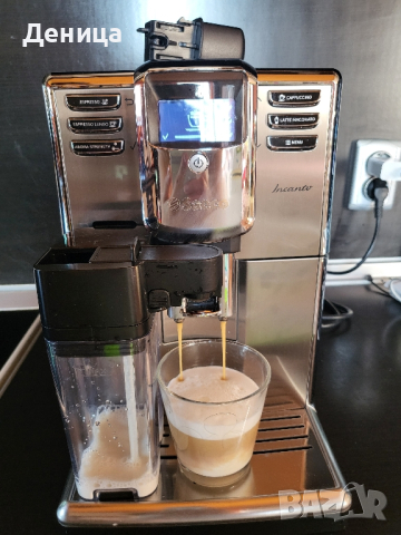 Philips saeco пълен кафеавтомат в перфектно състояние, с кана за капучино , снимка 1