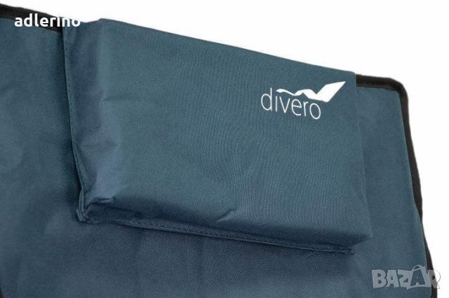 Рибарски стол, сгъваем стол, пикник стол, къмпинг стол - 1 брой, тъмно синьо - 130 кг, снимка 4 - Градински мебели, декорация  - 34314484