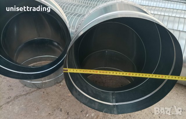 Коляно за аспирация ф355 поцинкована ламарина, снимка 2 - Други машини и части - 38028040