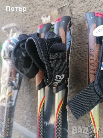 Продавам чисто нови много леки карбонови щеки Nordic Walking 125 см, снимка 4 - Други спортове - 49059135