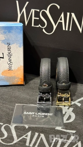 колани от естествена кожа в кутия ysl saint laurent , снимка 5 - Колани - 52023486