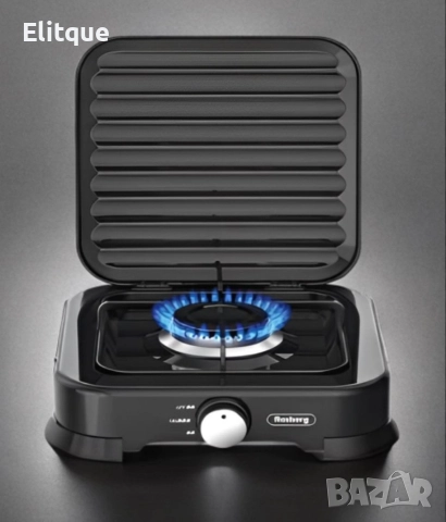 Газов единичен котлон с капак Rosberg, 30mbar\2.2kWh, снимка 5 - Котлони - 52860776