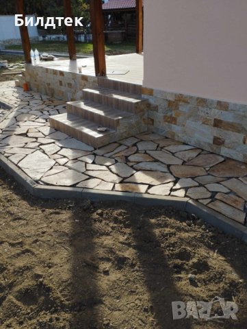 Монтаж на каменни облицовки, оформен камък, тикли и каменни зидарии, снимка 4 - Ремонти на къщи - 43465970