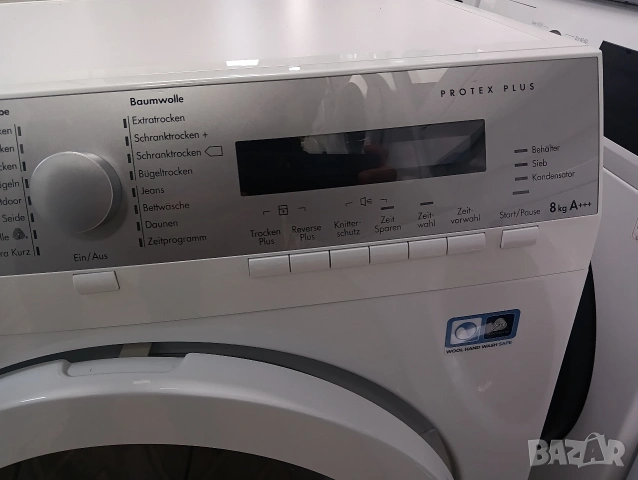 Комплект пералня и сушилня с термопомпа АЕГ Aeg Protex Plus A+++ 8кг 2 години гаранция!, снимка 10 - Перални - 53252974