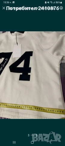 Zara спортна блуза , снимка 2 - Детски Блузи и туники - 53594176