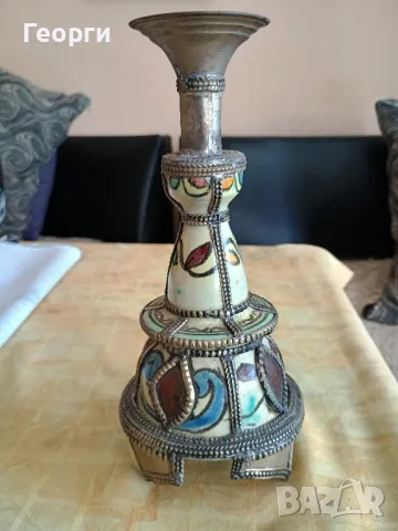 Стар марокански свещик, снимка 4 - Антикварни и старинни предмети - 50099394