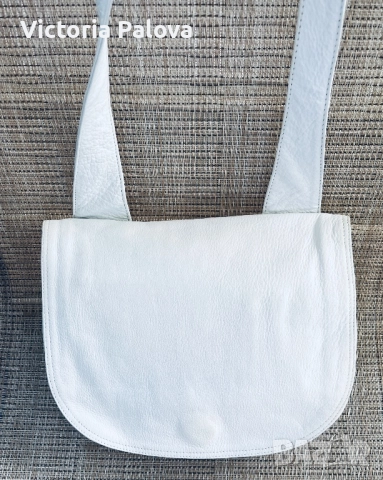 Бяла кожена чанта CENNETH COLE USA, снимка 3 - Чанти - 51480903