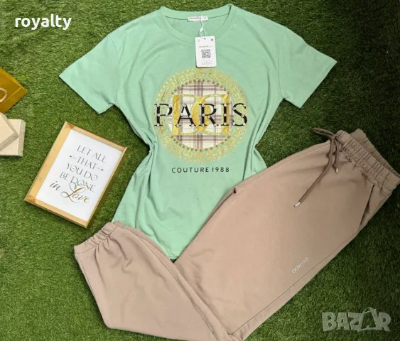 Памучни дамски комплекти , снимка 2 - Спортни екипи - 49754819