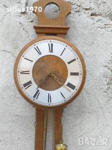 Работещ стенен часовник дугена, снимка 2 - Стенни часовници - 37314414