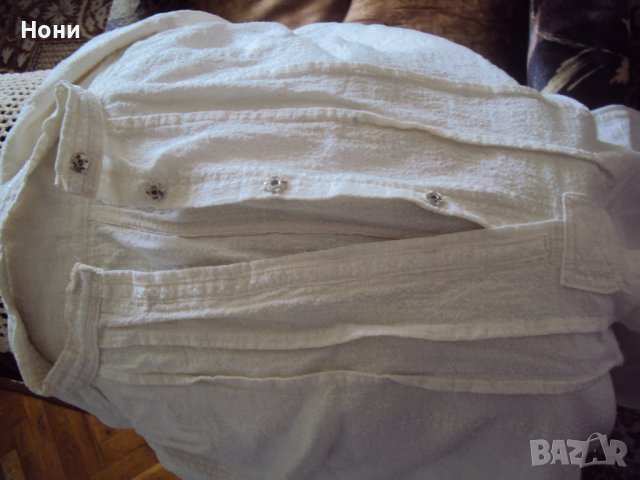 Автентична риза от кенар ръчно шита за народна носия. Унисекс., снимка 5 - Ризи - 37409162