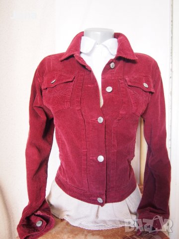 НМ есенно яке в цвят бордо, снимка 3 - Якета - 26806826