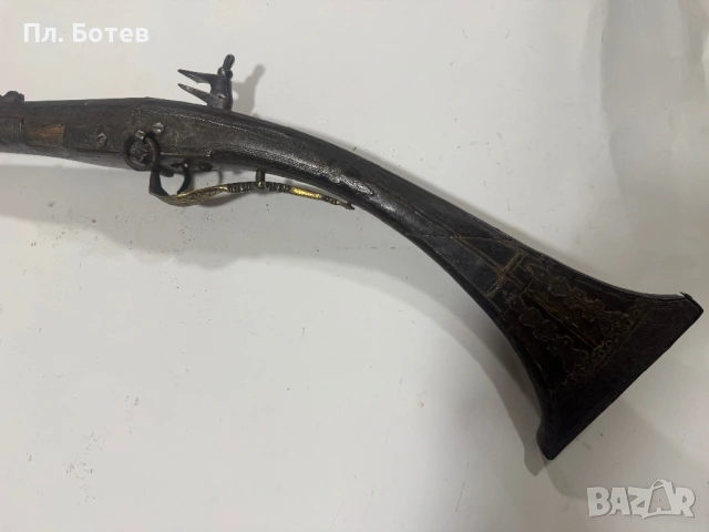 Стара кремъчна пушка Арнаутка, снимка 8 - Антикварни и старинни предмети - 53155941
