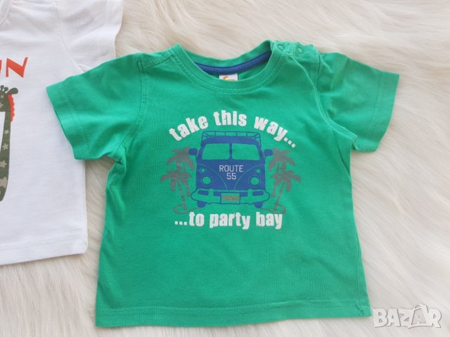 Тениски за бебе 3-6 месеца, снимка 3 - Бебешки блузки - 28802792