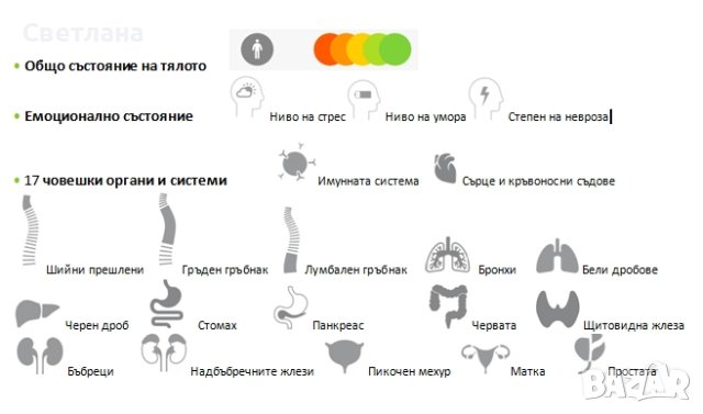 РОФЕС - метод за диагностика на здравето в домашни условия, снимка 3 - Друга електроника - 43243537