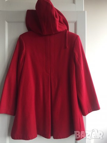 Детско палто LCWkiki, за 10г./140см, с качулка, 80% вълна 20% полиамид, много запазено, снимка 6 - Детски якета и елеци - 27419735