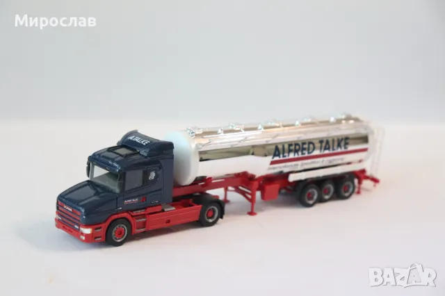 HERPA H0 1/87 SCANIA СИЛОЗ ЦИСТЕРНА КАМИОН ТИР МОДЕЛ, снимка 13 - Колекции - 50142454