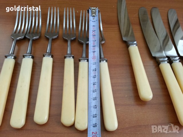 Руски прибори за хранене вилици ножове, снимка 6 - Антикварни и старинни предмети - 36771212