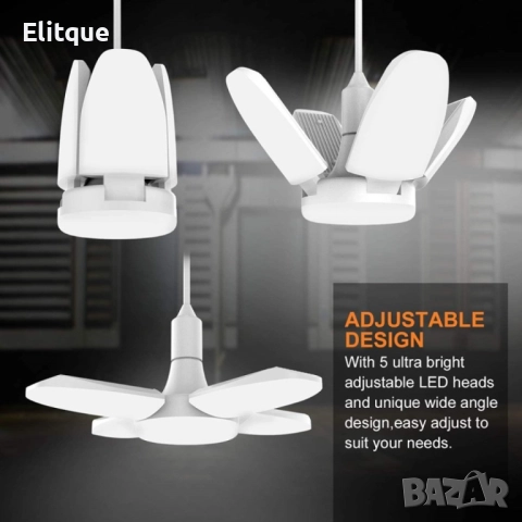 LED Светодиодна широковолтажна сгъваема лампа