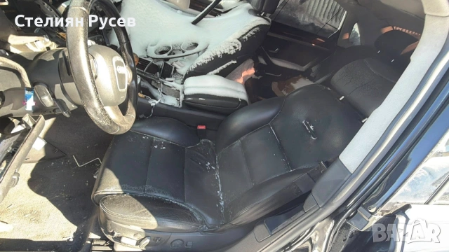 салон седалки перфорирани audi s8 a8 d3 5.2 450hp facelift 2009г цена 370 евро за всичко - задни пер