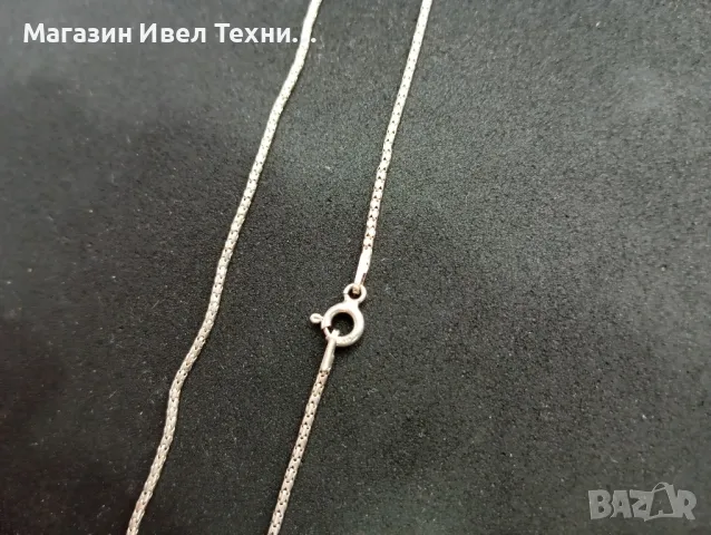 сребърен синджир колие, снимка 4 - Колиета, медальони, синджири - 47280443