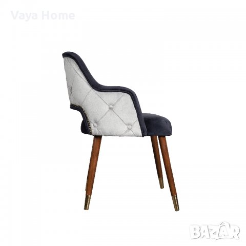 Трапезен стол, Tasche, Син, снимка 2 - Столове - 39333770