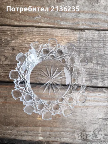 Антикрен комплект кристал и сребро , снимка 5 - Антикварни и старинни предмети - 49897220