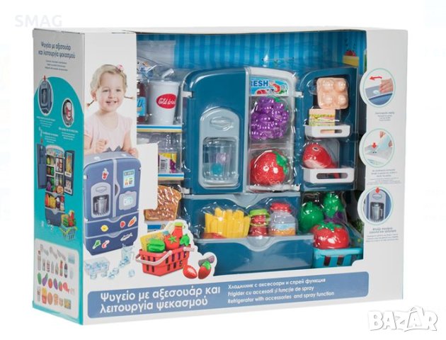 Детски хладилник със светлина, звук и аксесоари, снимка 4 - Други - 43312349