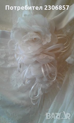 Рокля с белгийска дантела , снимка 13 - Сватбени рокли - 26938819