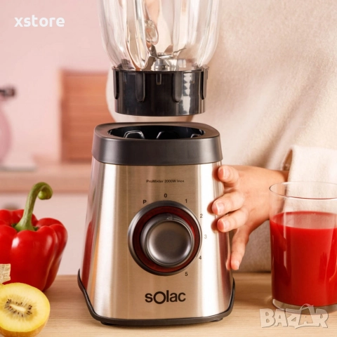 Блендер Solar ProMixter 2000W Inox, снимка 7 - Блендери - 52595629