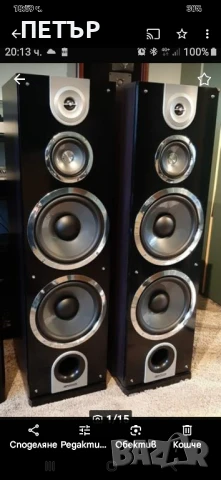 Carbon четири лентови колони говорителите са от карбон В 110 Ш 30 Д 35 .20 кг едната