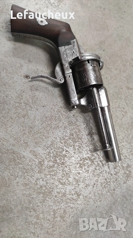 Антика Уникат Лефуше Револвер 7 кал., снимка 10 - Антикварни и старинни предмети - 53219284