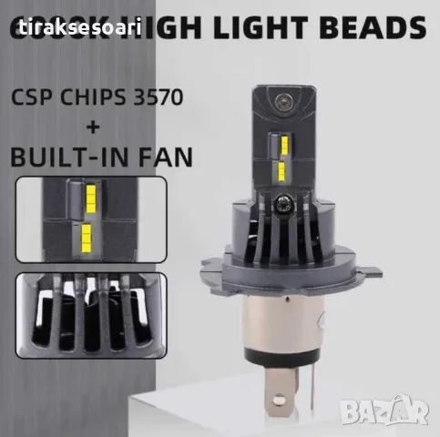 H4 Диодни крушки за джипове 180W LED Крушки H7 за директен монтаж, снимка 4 - Аксесоари и консумативи - 47493071