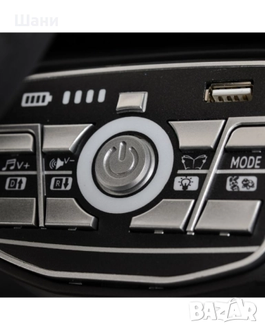 Акумулаторна кола Moni - Flash, черен металик , снимка 5 - Детски велосипеди, триколки и коли - 51610727