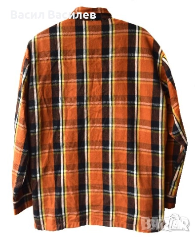 LEVIS мъжко карирано яке обанжево подвижна подплата, снимка 2 - Якета - 51934196