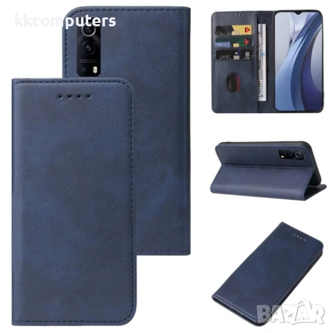 vivo iQOO Z3 5G / Y72 5G Magnetic Wallet Калъф и Протектор, снимка 3 - Калъфи, кейсове - 50674118