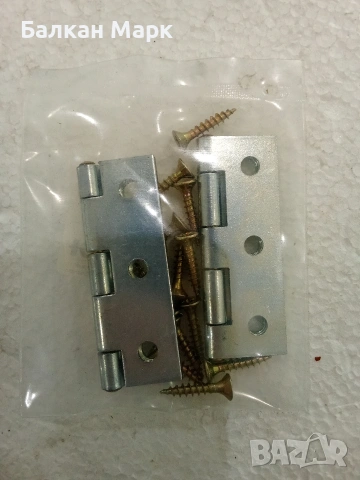 Панта за врати и мебели 50мм – комплект 2 бр., снимка 2 - Железария - 53596007