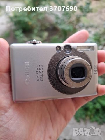 Компактен дигитален фотоапарат Canon Digital IXUS 50, снимка 2 - Фотоапарати - 52482539
