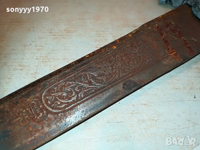 античен нож/кама 43х10см внос германия 0205211327, снимка 14 - Антикварни и старинни предмети - 32740939