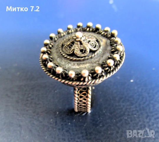 Старинен сребърен пръстен - 3, снимка 2 - Пръстени - 50793475