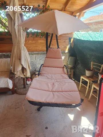 люлка-шезлонг, снимка 5 - Градински мебели, декорация  - 50012387