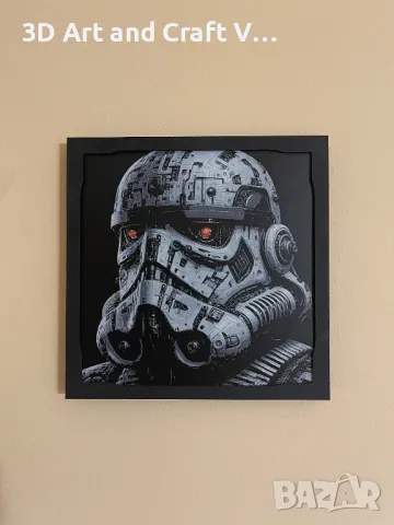 Релефна картина Stormtrooper , снимка 4 - Картини - 49807646