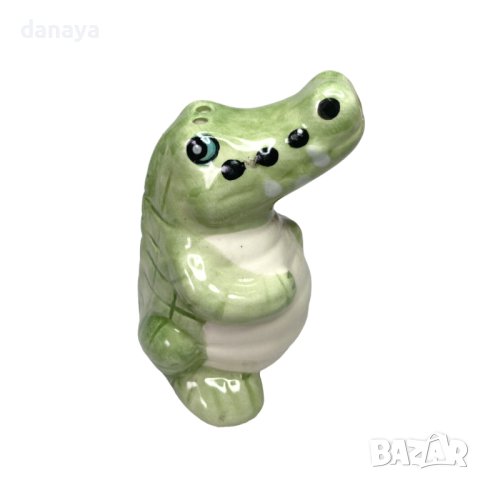 4413 Kомплект солница и пиперница Крокодили керамични солнички, снимка 3 - Аксесоари за кухня - 44058222