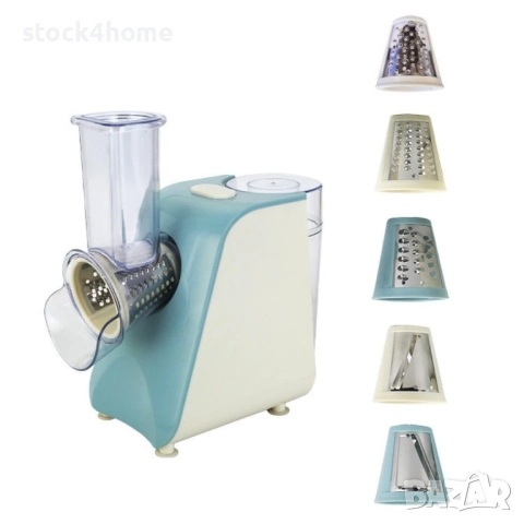 Мултифункционално ренде за рязане на сирена и зеленчуци с различни приставки, снимка 2 - Аксесоари за кухня - 52271355