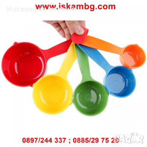 Мерителни чашки и лъжички к-т от 5 броя - код 9028, снимка 12 - Други стоки за дома - 26989519