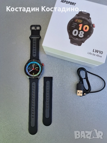 iGPSPORT LW10 смарт GPS часовник , снимка 5 - Мъжки - 52123554