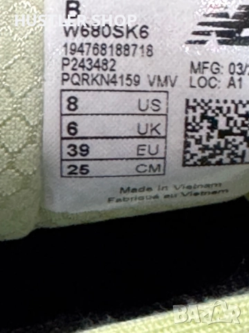 Маратонки NEW BALANCE 680 V6.Номер 39, снимка 7 - Маратонки - 51674831