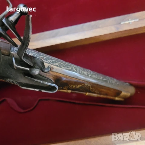 луксозен подарък кремъчен пищов авторски, снимка 9 - Антикварни и старинни предмети - 50559655