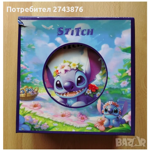 Детски порцеланов комплект от три части - Stitch , снимка 2 - Сервизи - 50499089